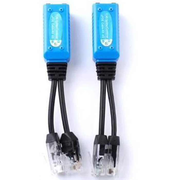 PoE injector and splitter kit with 5.5 * 2.1 . Can work up to 30-40 metres/100-130ft